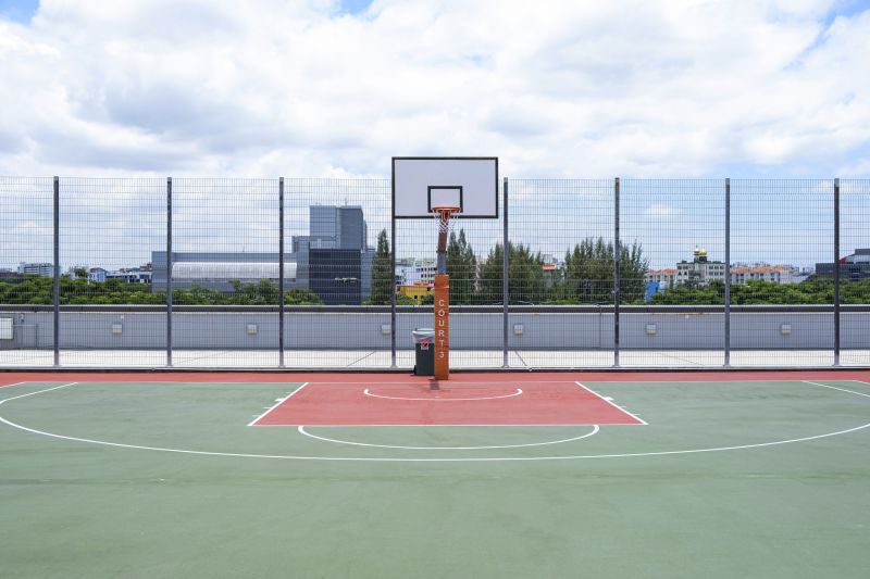 Completed Basketball Court